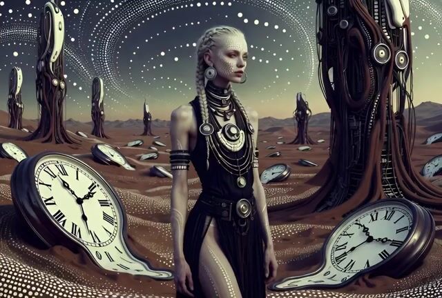 Futuristic Tribal Woman Video Prompt