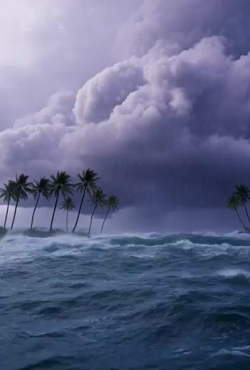 Vast, turbulent sky with lightning