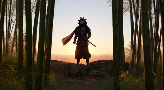 Lone Samurai on Misty Cliff Video Prompt
