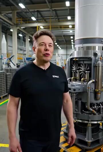 Elon Musk Explaining Oxygen Circulation in SpaceX Engine
