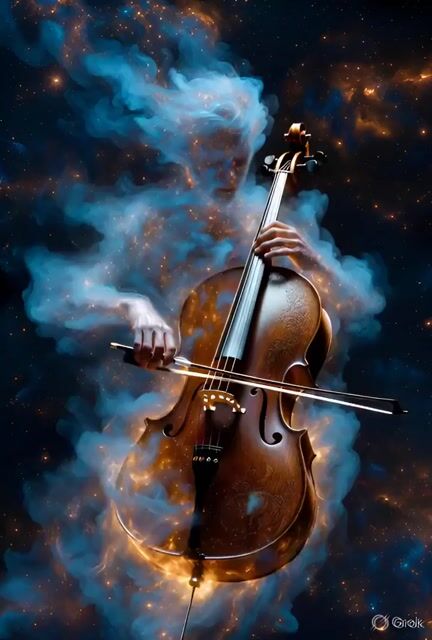 Grok Imagine prompt for a soulful musician portrait video