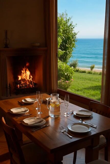 Grok Imagine prompt for a cozy dinner scene