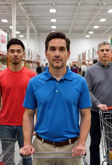 Virtual display of customer spending at Costco
