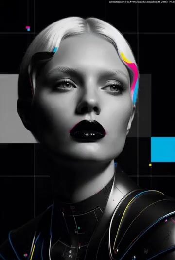 Ultra-realistic high fashion studio beauty portrait video prompt