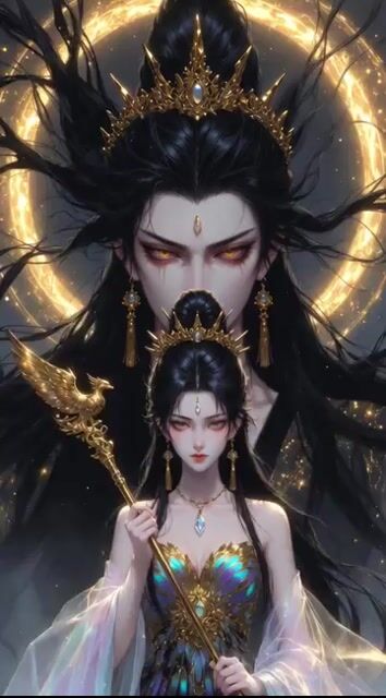Chinese Xianxia Goddess Twin Statue Video