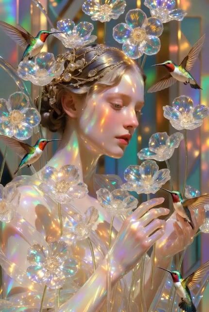 Hyper Realistic Art Deco Muse Video Prompt