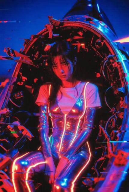Ultra Cinematic Cyberpunk Portrait Video Prompt