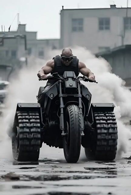 Tank-Bike Transformation Video Prompt
