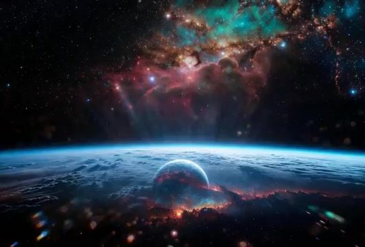 Cinematic Cosmic Panorama Video Prompt