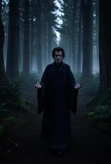 Sorcerer with Fading Dark Wisps