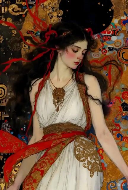 Klimt-Style Art Nouveau Video Prompt