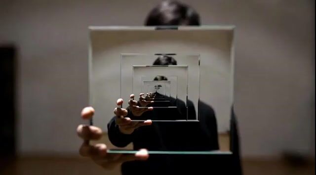 Video prompt for a person holding a mirror to show reflections
