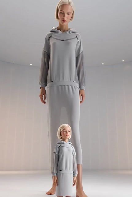 Surreal Giant Woman Fashion Editorial Prompt