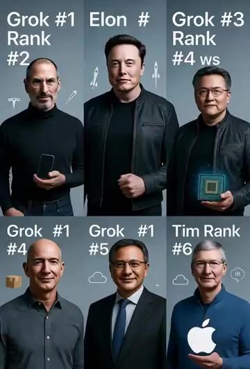 Grok Rank Tech Leaders Prompt