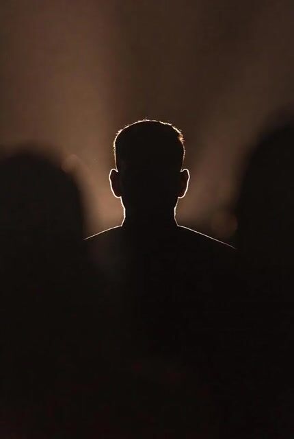 Dark Cinematic Silhouette Scene