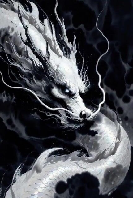 White Dragon April Blessing