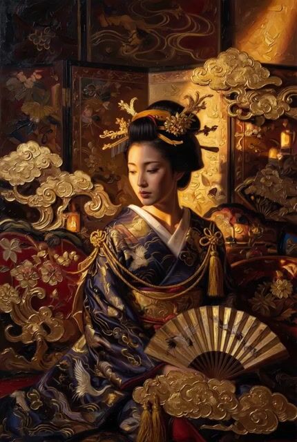 Baroque and Japanese Composition Video Prompt