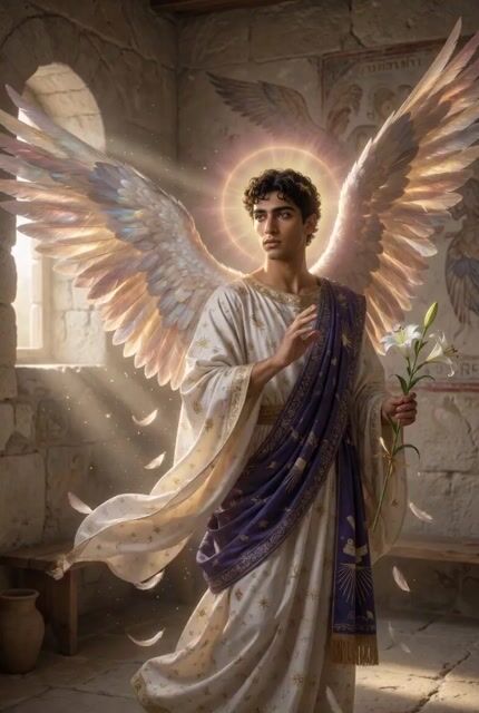 Grok Imagine Prompt: Hyper-realistic Archangel Gabriel