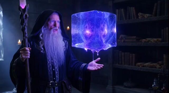 Levitating Gooey Cube Prompt