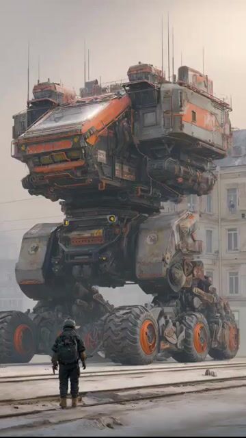 Industrial Mecha Walker Cinematic