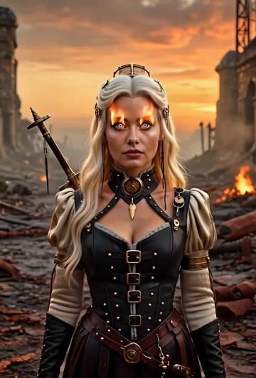 Steampunk Eye Zoom Animation