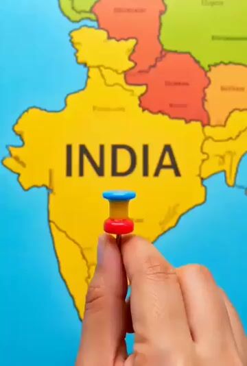 Miniature 3D India Landscape Animation