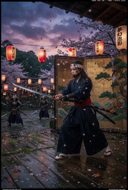 Cinematic Samurai Japanese Visuals