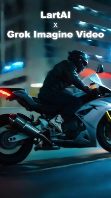 Cinematic Night Ride Neon Streets
