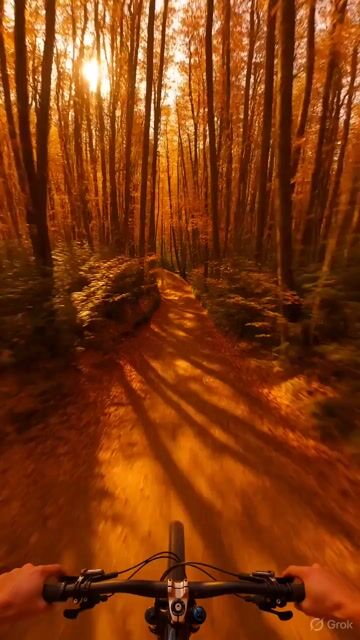 Psychedelic Mountain Bike POV
