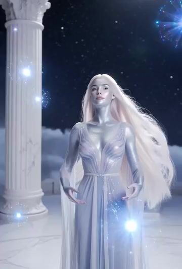 Ethereal Andromedan Celestial Robe