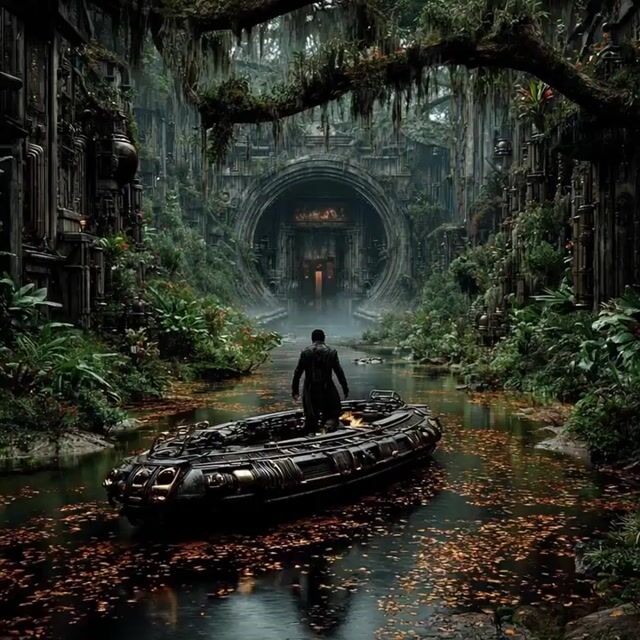 Raft Journey to Futuristic Utopia