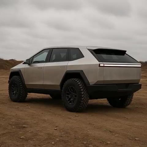 CyberSUV Parking Lot Shot