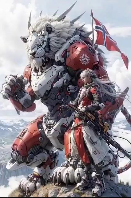 White Lion Mech Roar
