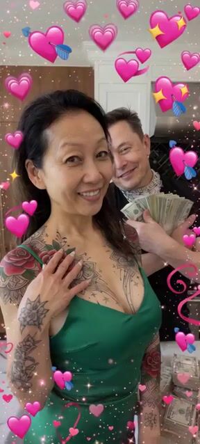 Tattooed Woman Kitchen Romance