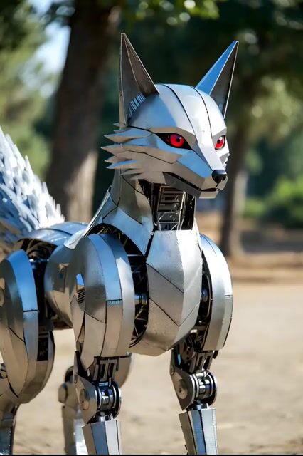 Singing Robot Fox Animation