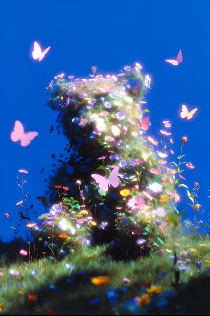Surreal Flower Bear Macro
