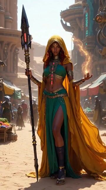 Desert Mystic Queen Portrait