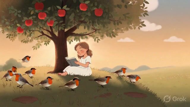 Whimsical Flower Cottage Meadow Animation