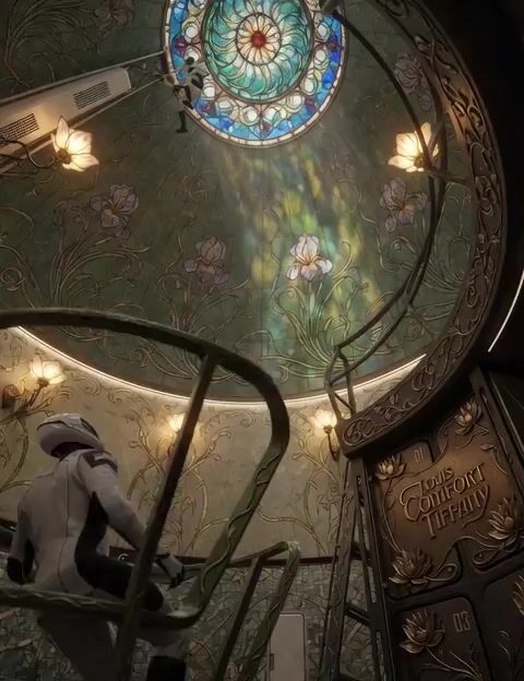 Fresco Artwork and Crystal Tiles Video