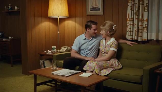 1965 Retro Living Room Scene