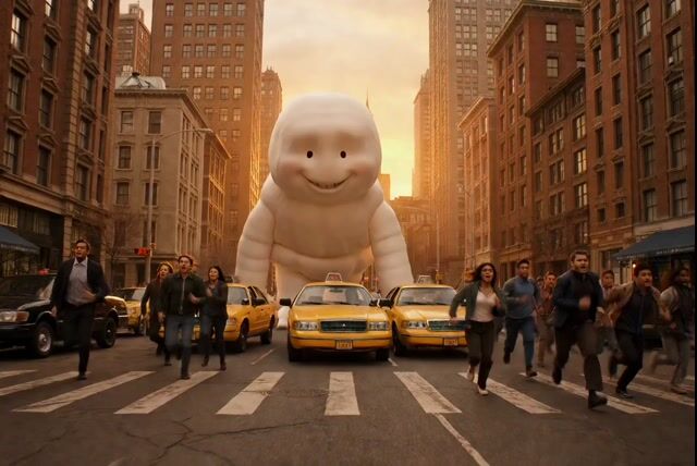 Ghostbusters Final Battle with Michelin Man
