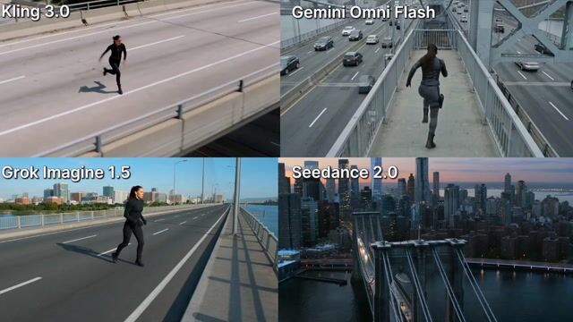 Action Stunt Scene: Bridge Jump