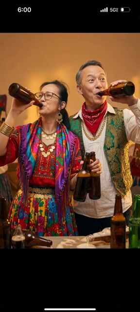 Romani Couple Celebration