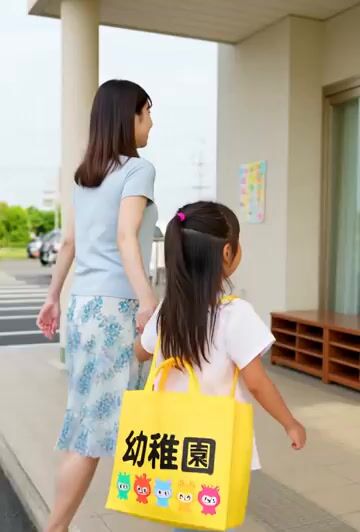 Kindergarten Morning Departure Pose