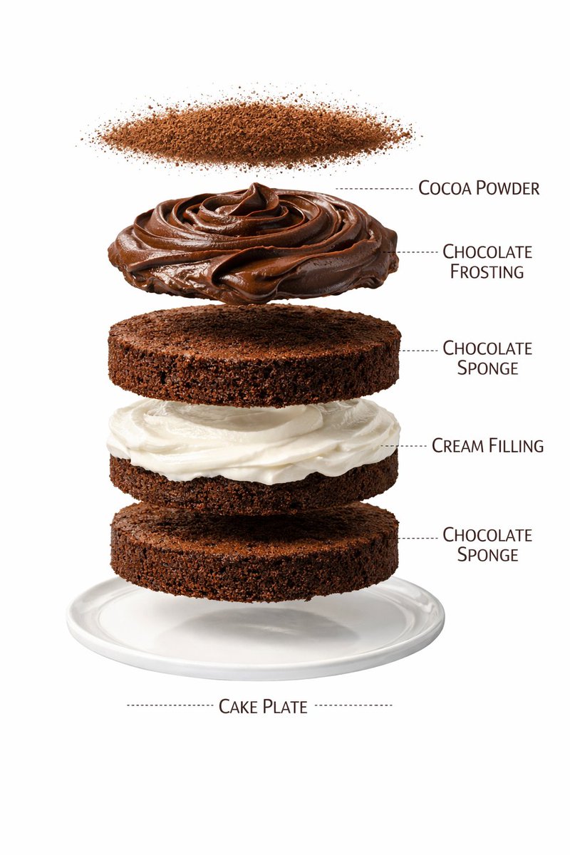 Ultra-Realistic Chocolate Cake Food Photography with Motion Prompt