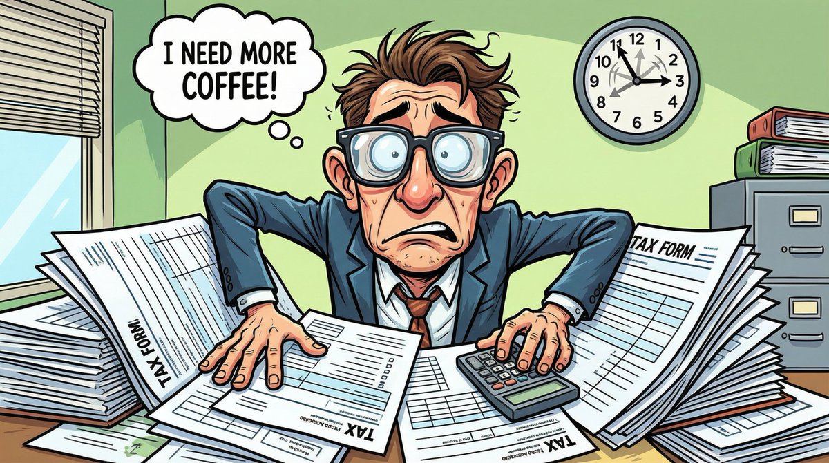 Humorous Caricature of a Professional
