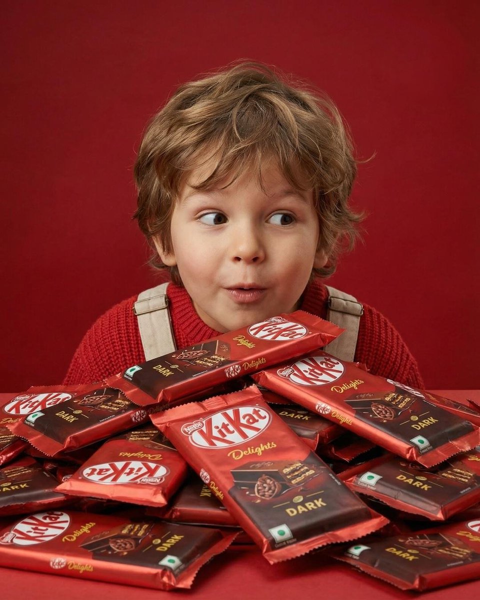 KitKat Dark Chocolate Product Advertisement