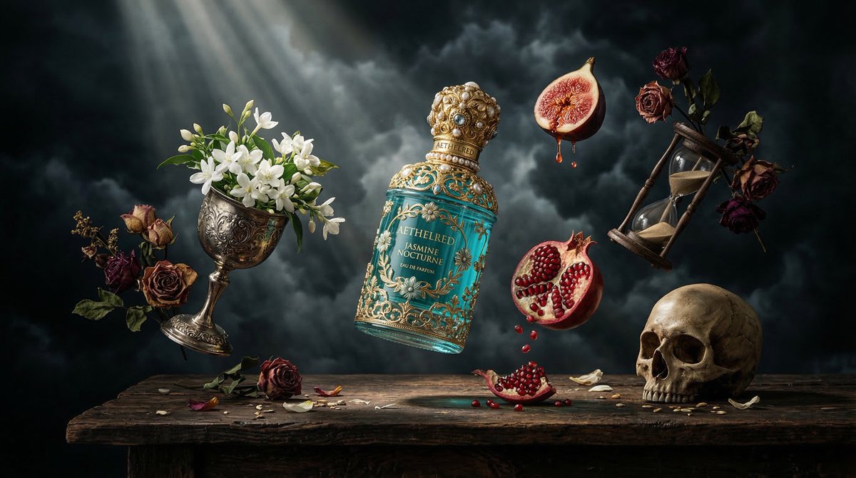 Surreal Baroque Perfume Ad Prompt