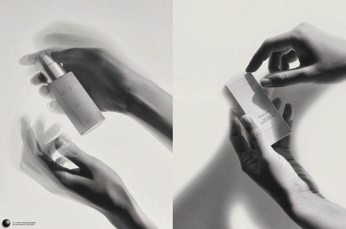 Monochrome Kinetic Product Photography Prompt