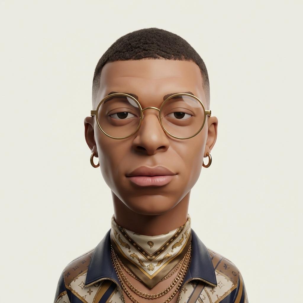 Stylized 3D Caricature Portrait Prompt